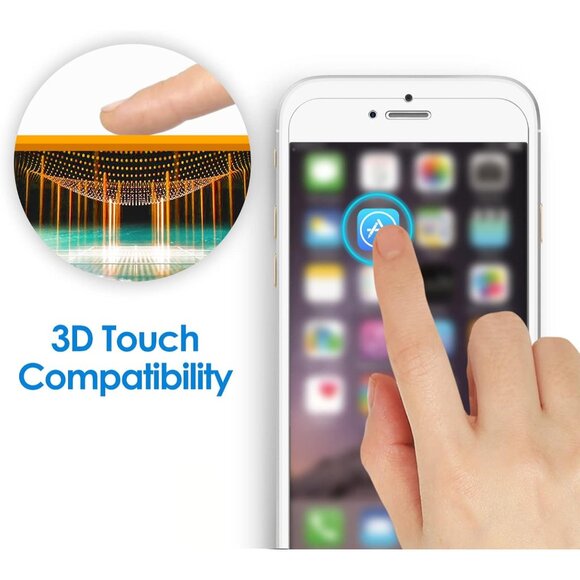 JETech Screen Protector for iPhone 8, 7, 6s and 6 - 4.7-Inch Tempered Glass Film - Picture 5 of 6